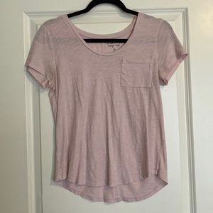 Light pink v-neck